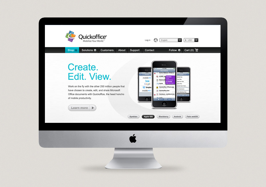 Quickoffice Website